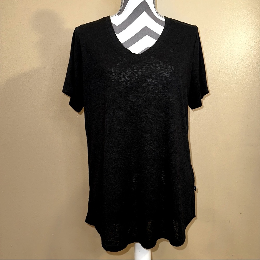 Black Gap large T-shirt burnout style